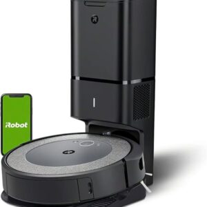 iRobot Roomba i3+ EVO (3550) Self-Emptying Robot Vacuum – Now Clean by Room with Smart Mapping, Empties Itself for Up to 60 Days, Works with Alexa, Ideal for Pet Hair, Carpets​, Roomba i3+
