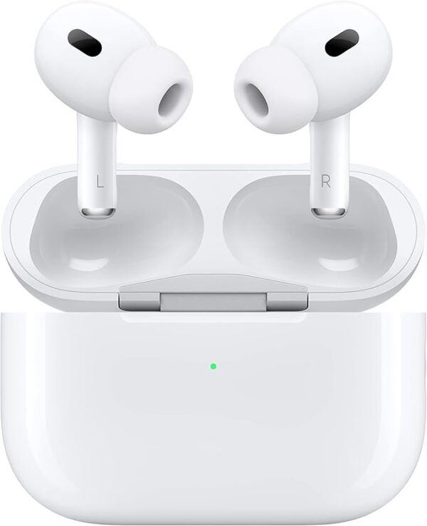 Apple AirPods Pro (2nd Generation) Wireless Ear Buds with USB-C Charging, Up to 2X More Active Noise Cancelling Bluetooth Headphones, Transparency Mode, Adaptive Audio, Personalized Spatial Audio - Image 4