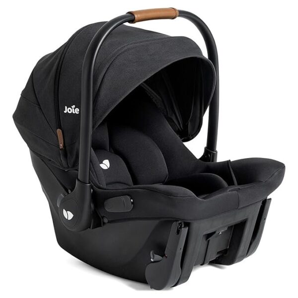 Joie Ginger and Mint Latch Travel System – 4-in-1 Travel System with Base-Free Infant Car Seat & Stroller, Built-in Latch for Easy Install and an Included All-Terrain Stroller (Shale Dark) - Image 3