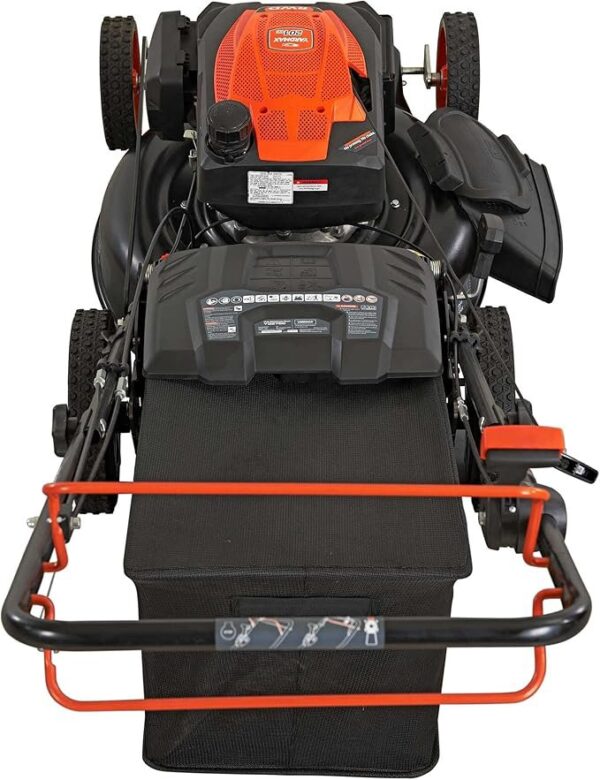YARDMAX 22 in. 201cc Select PACE 6 Speed CVT High Wheel RWD 3-in-1 Gas Walk Behind Self Propelled Lawn Mower, Black - Image 2